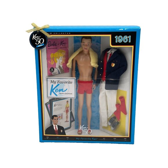 Mattel Other - 1961 VINTAGE REPRO MY FAVORITE KEN BARBIE'S BOYFRIEND DOLL 2010 MATTEL T7668 NIB